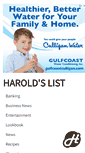 Mobile Screenshot of haroldslist.com